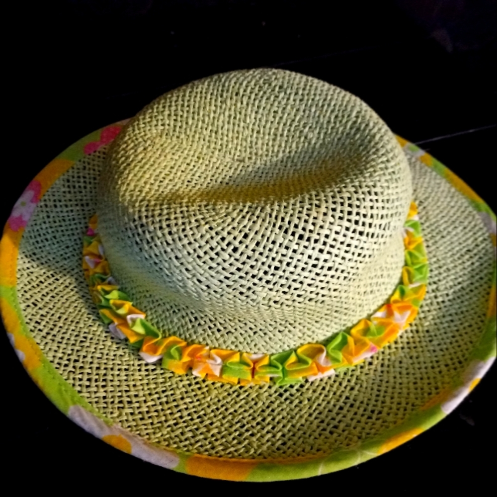 Girls straw hat